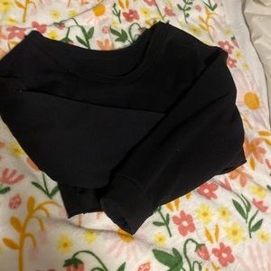 ALO off the shoulder crop sweater